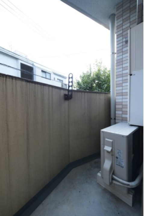 文京区千石２丁目の賃貸マンションのバルコニー