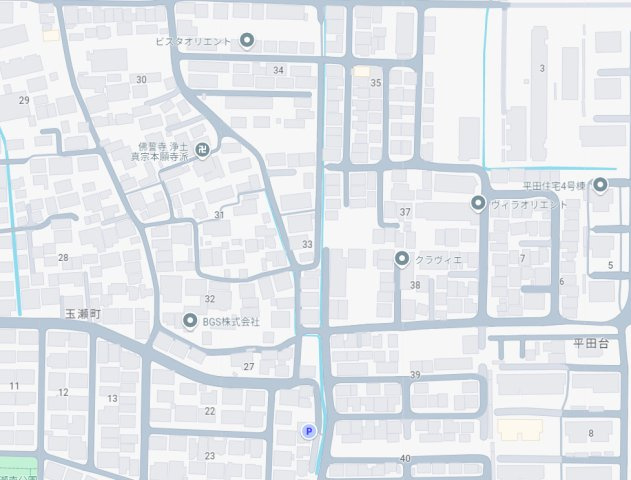 セブンハイムの地図