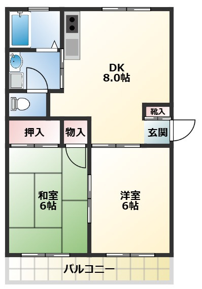 バームハイムの間取り