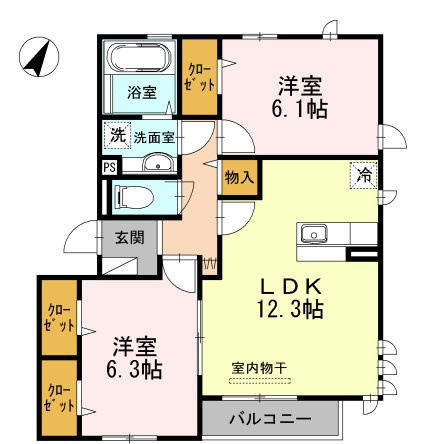 プリメーロの間取り