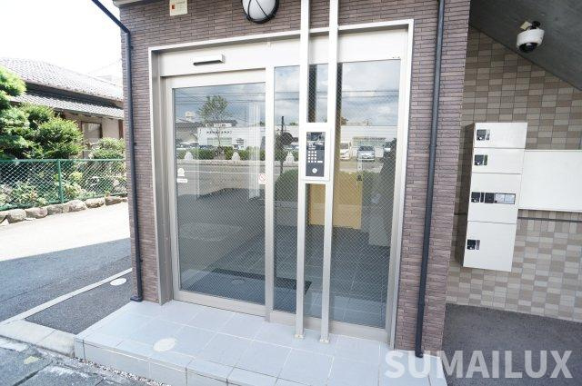 熊本市中央区神水１丁目の賃貸マンションのエントランス