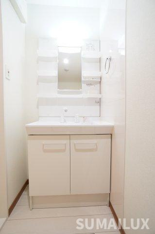 熊本市中央区神水１丁目の賃貸マンションの独立洗面台