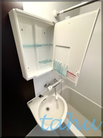 エクラス北千住の洗面所