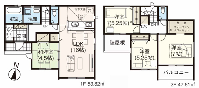 【間取り】 | グラファーレ倉敷市中庄団地 (全3棟)