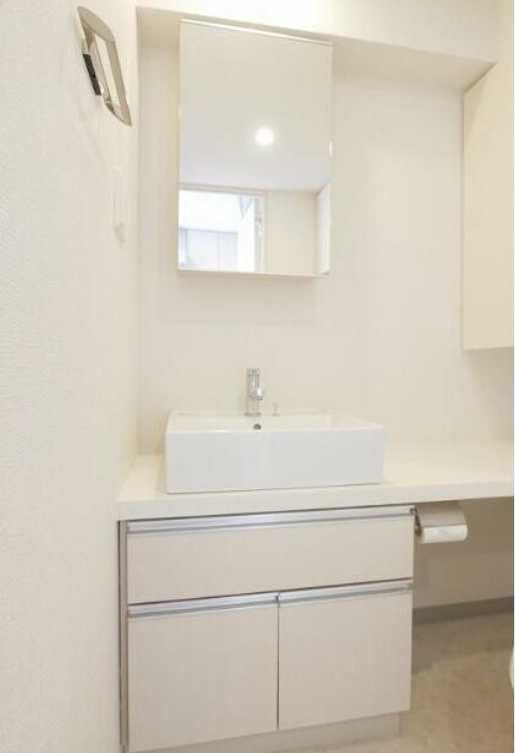 PREMIUM CUBE G 駒沢大学　駅近　ネット無料　ペット相談可の洗面所