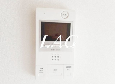 【セキュリティ】 | 緑3丁目マンション | モニター付きインターフォンです。