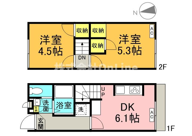 【間取り】 | レオパレスそれいゆ北本町