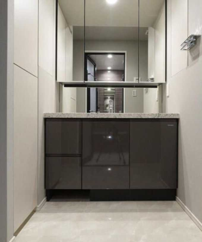 ルフォンプログレ渋谷ヒルトップ　ペット相談　ネット無料　高層階の洗面所