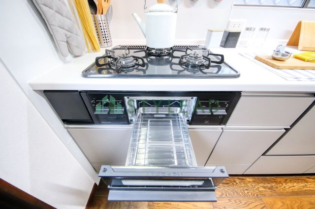 【キッチン】 | 魚焼きグリル付きガスコンロ