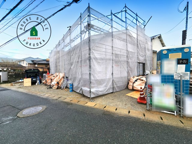 福岡市南区野多目6丁目第5-1棟（1号棟）の外観|デザイン性のある外観です。