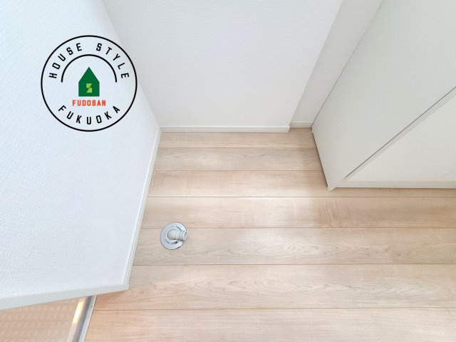 福岡市南区野多目6丁目第5-1棟（1号棟）の内観：施工例|ランドリースペースは広さもたっぷり。