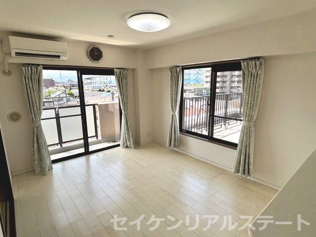 ライオンズマンション古淵第２　５階部分の間取り|広々としたルーフバルコニーが魅力のお部屋です