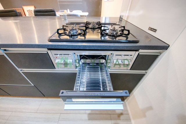 【キッチン】 | 魚焼きグリル付きガスコンロ