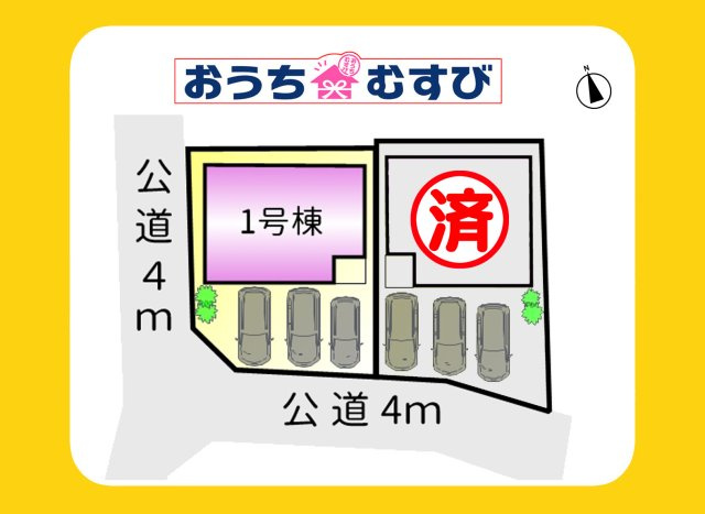 春日井市下津町2期(全2棟)の区画図