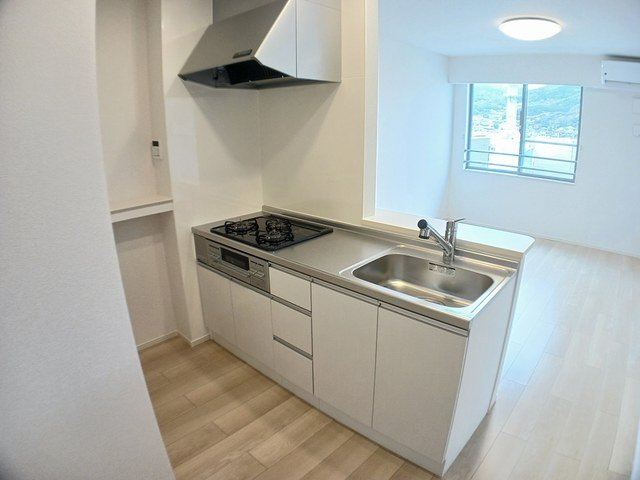 アルカンシエル・ベルⅡのキッチン|お料理しやすいキッチンです