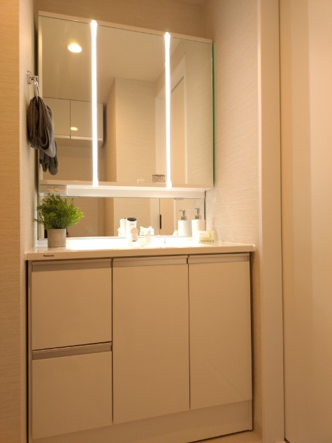 オリーブハイツ西宮の独立洗面台