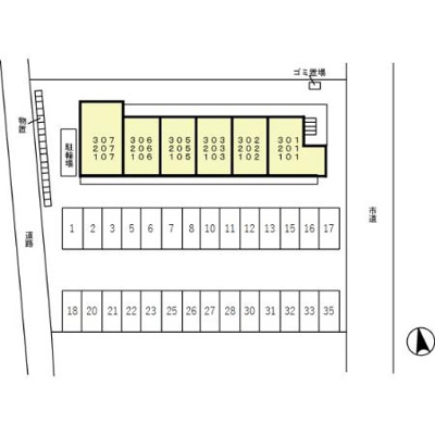 【区画図】 | セジュール モネ