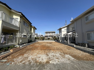 【外観】 | 浜松市中央区葵西4丁目 新築一戸建て | 現在建築中の外観画像です。ご内覧は同じメーカーの完成物件へご案内いたしますので、いつでもご相談ください！
