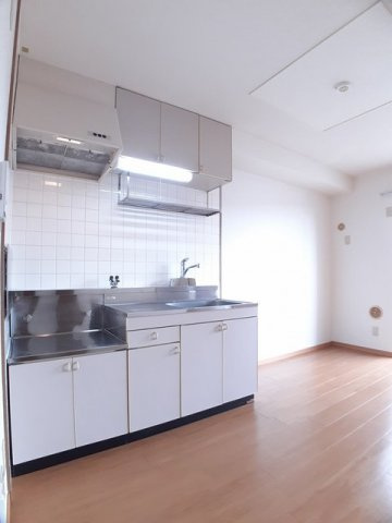 メゾン紀伊Ⅱのキッチン|きれいなキッチンです