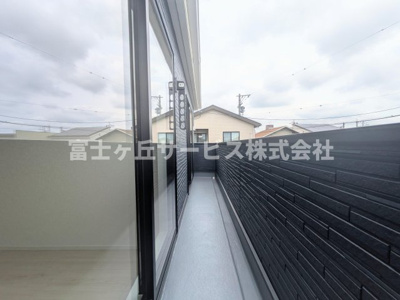 【バルコニー】 | 浜松市中央区和田町 新築一戸建て 1号棟 | バルコニーです