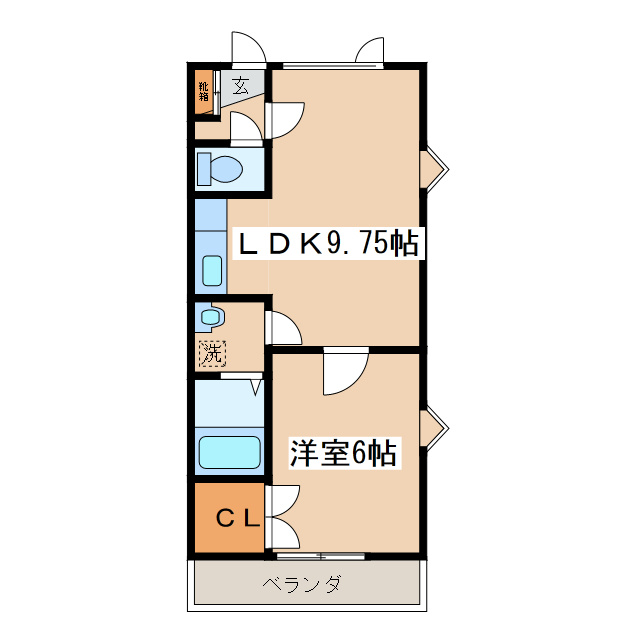 メゾンプティパラディの間取り