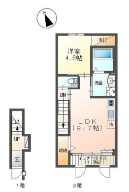 【間取り】 | ラクードシャＢ