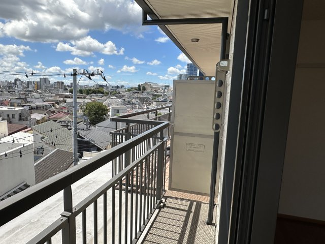 サンハイツ山林のバルコニー