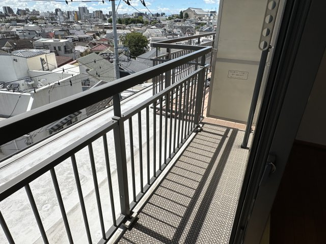 サンハイツ山林のバルコニー