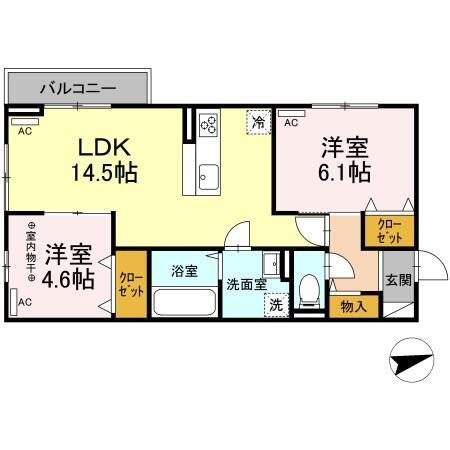グランチェスタ三河の間取り
