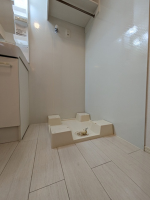 室内洗濯機置き場です