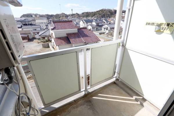 ビレッジハウス磐城3号棟のバルコニー|ビレッジハウスの同一物件・同一タイプの間取りの写真です