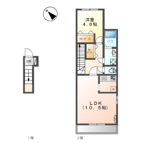 コンフォース矢原の間取り