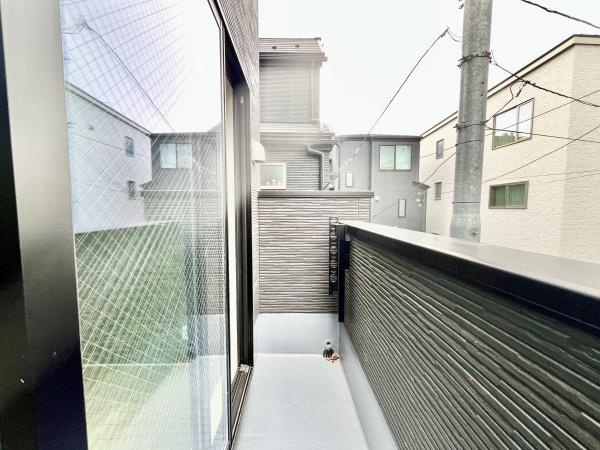 世田谷区南烏山１丁目の新築一戸建のバルコニー