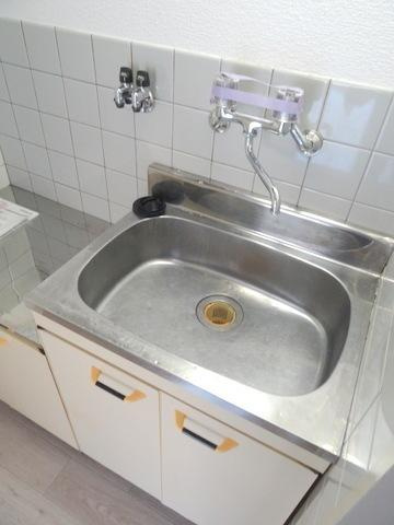 メゾンヒラオのキッチン|★大きなシンク★