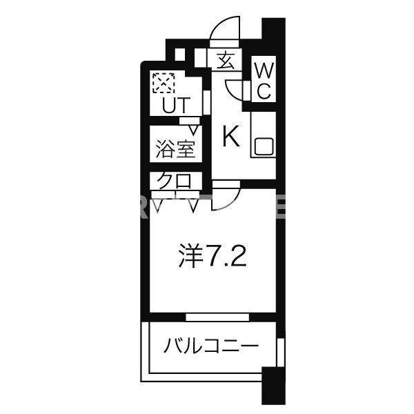 一宮市本町２丁目の賃貸マンションの間取り