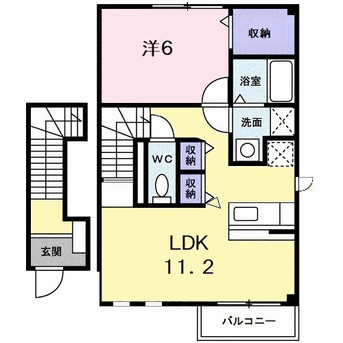 【間取り】 | キャプリコートＢ