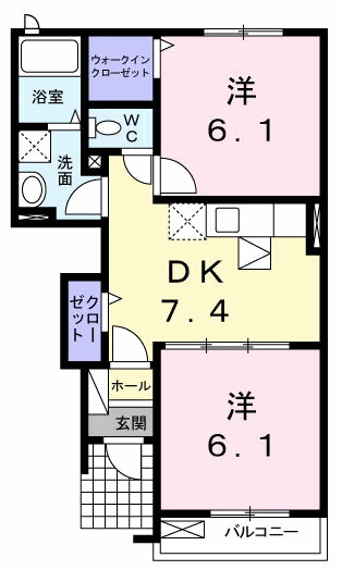 【間取り】 | アル　カン　シエル