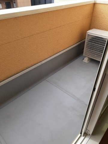 パティオ緑のバルコニー