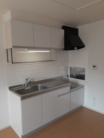 パティオ緑のキッチン