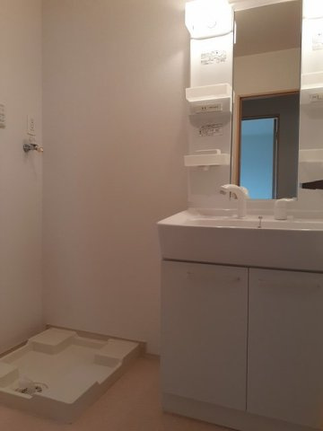 パティオ緑の洗面所