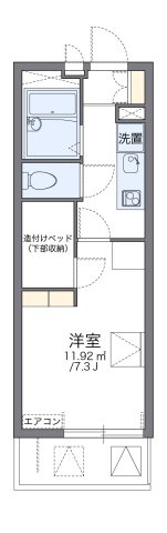 レオパレスＮビレッジ南明大寺の間取り