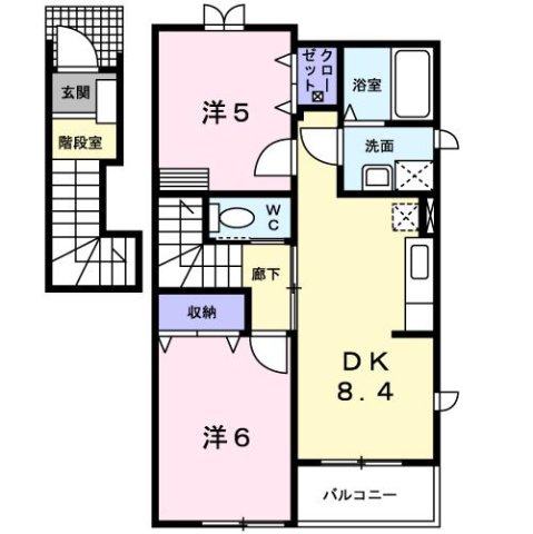 【間取り】 | ベルソレイユ　Ⅰ