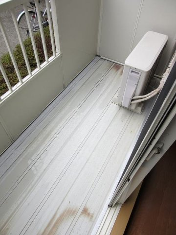 サニーハイツＢのバルコニー