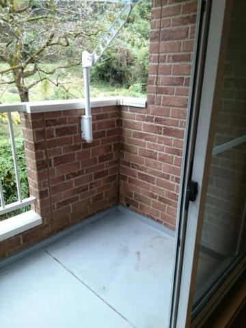 クレスト－ルｆⅡのバルコニー