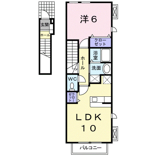 アゲインの間取り