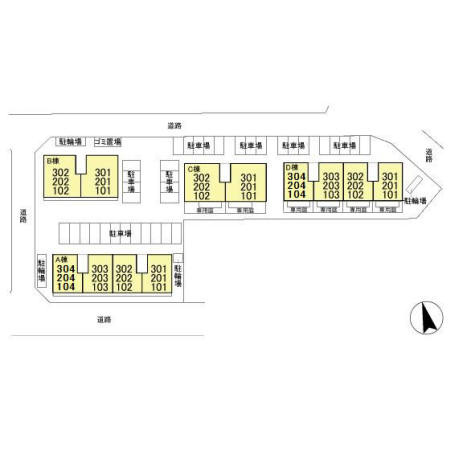 リヴェール南流山 Ａの区画図