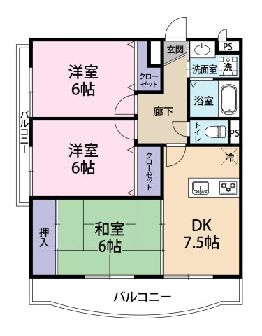 エミネンス久保の間取り