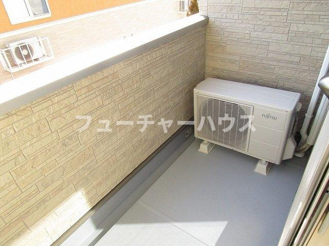 サンエスポアールのバルコニー