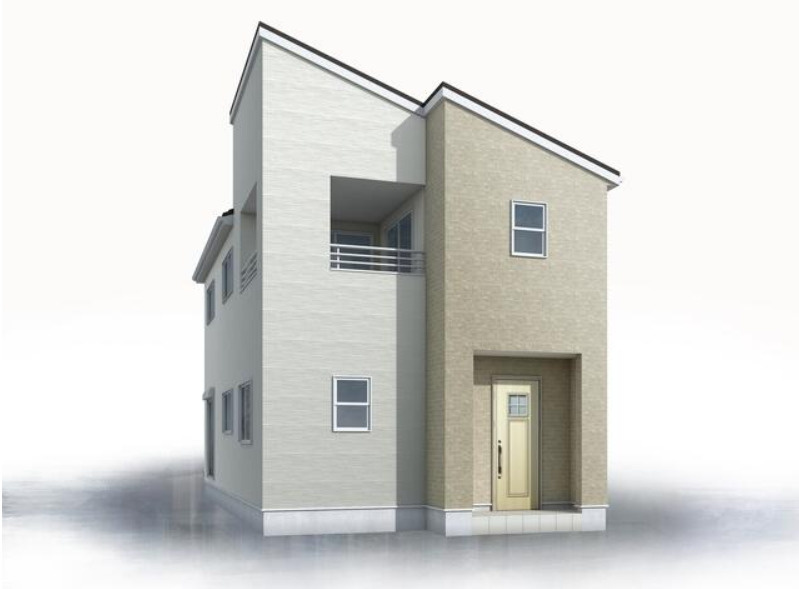 上里町七本木第６（全８棟）3号棟の外観パース|外観パースです