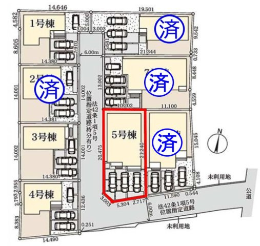 上里町七本木第６（全８棟）5号棟の洋室